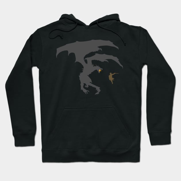 Slaying The Dragon - Fantasy RPG Hoodie by fromherotozero